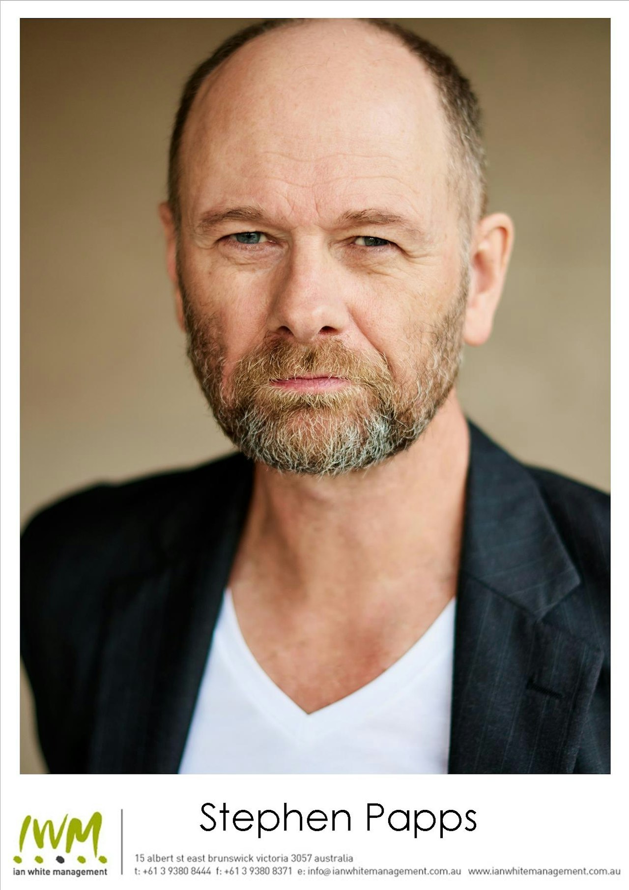 Stephen Papps Headshot IWM Print 2016