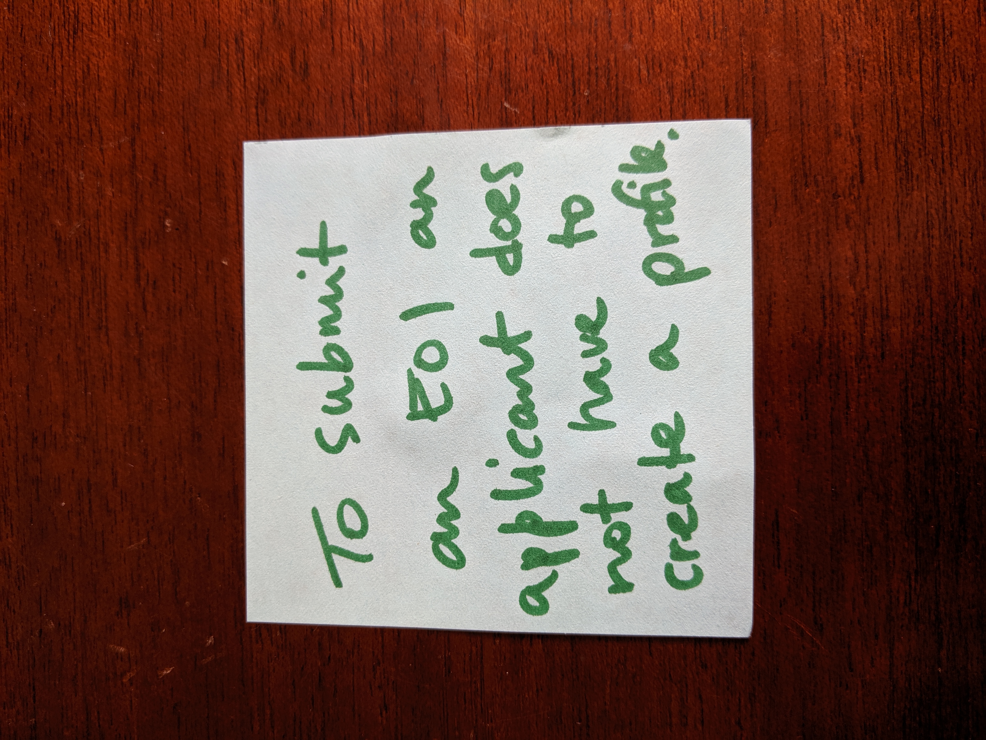 Sticky Note from Darwin Arts Front workshop