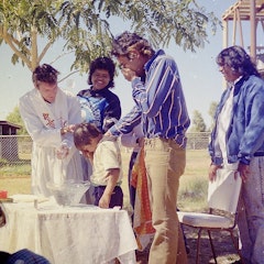 Dajarra school kids christening 1990s
